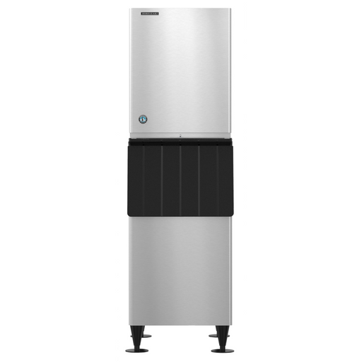 Hoshizaki KM-520MWJ Crescent Cuber Icemaker, water-cooled, stainless steel design.