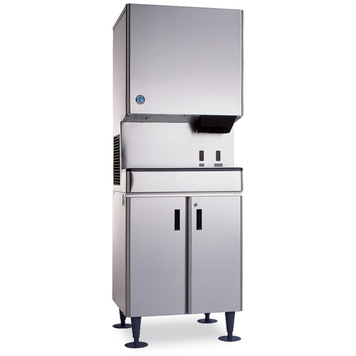 Hoshizaki DCM-300BAH-OS Cubelet Icemaker with built-in storage, air-cooled system.