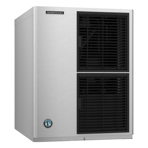 Hoshizaki KM-350MAJ Crescent Cuber Icemaker, Air-cooled, stainless steel exterior.