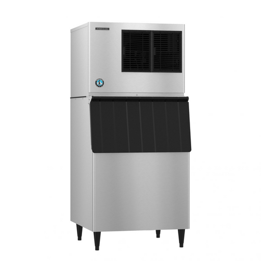 Hoshizaki KML-325MAJ Crescent Cuber Icemaker, air-cooled, stainless steel exterior, energy-efficient design.