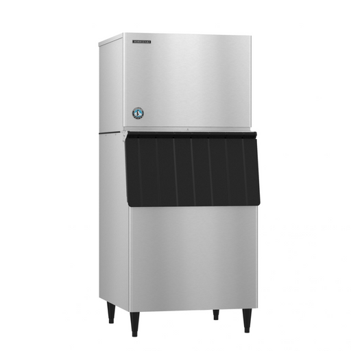 Hoshizaki KML-325MWJ water-cooled crescent cuber icemaker, stainless steel exterior.