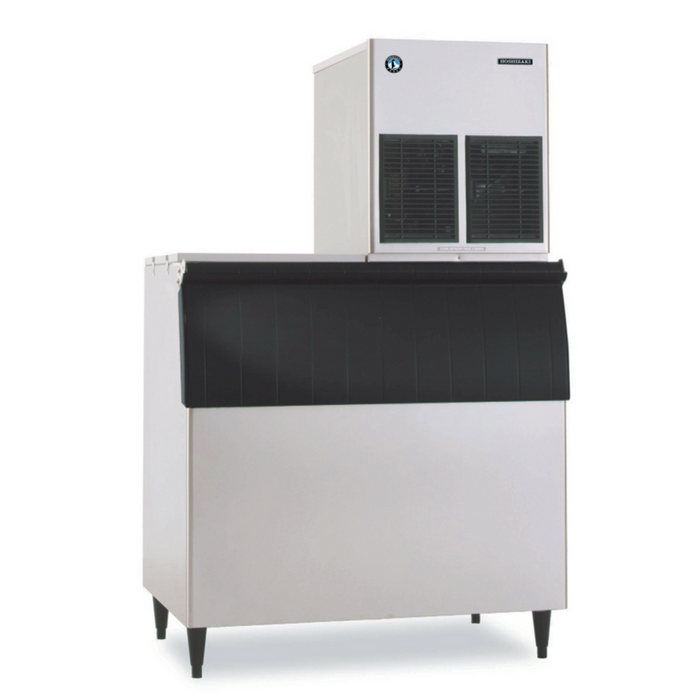 Hoshizaki F-1002MAJ flaker icemaker, air-cooled, stainless steel, produces 980 lbs of ice per day.