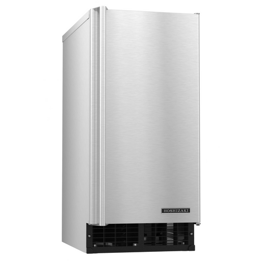 Hoshizaki C-80BAJ-AD Cubelet Icemaker, air-cooled, compact undercounter ice maker, ADA compliant, stainless steel finish.