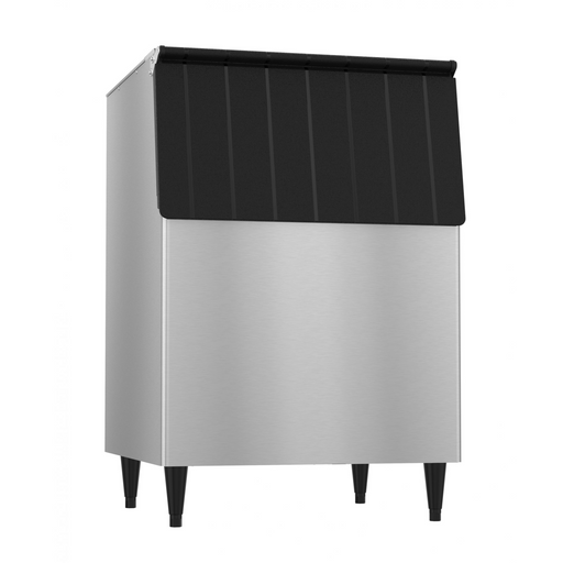 Ice storage bin, Hoshizaki BD-500SF, 30-inch width, stainless steel exterior, 500 lbs capacity, top-hinged door.