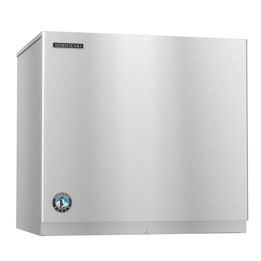 Hoshizaki KMS-1402MLJ Crescent Cuber Icemaker, stainless steel, remote-cooled, Serenity Series.