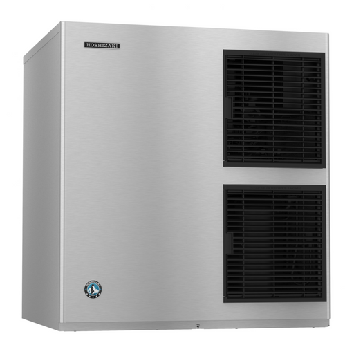 Hoshizaki KM-1100MAJ crescent cuber icemaker, air-cooled, stainless steel exterior.