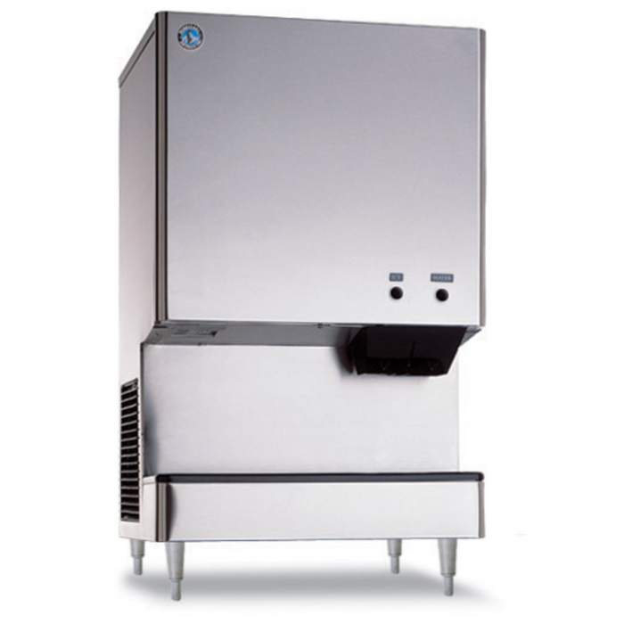 Hoshizaki DCM-500BAH cubelet icemaker, air-cooled with built-in storage bin.