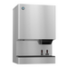 Hoshizaki DCM-500BWH-OS Cubelet Icemaker, water-cooled, hands-free dispenser with built-in storage.