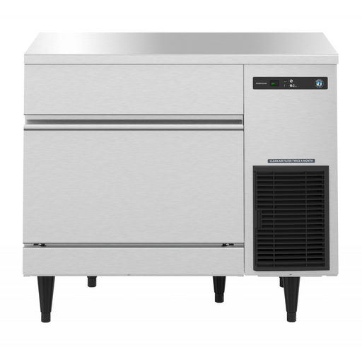 Hoshizaki IM-200BAC Square Cuber Icemaker with built-in storage and air-cooled feature.