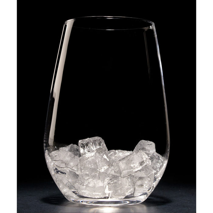 Hoshizaki DCM-271BAH-OS cubelet icemaker and dispenser with ice in glass.