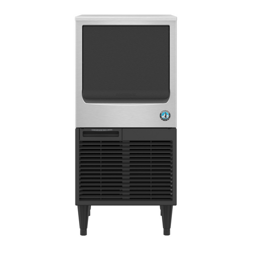 Hoshizaki KM-81BAJ crescent cuber icemaker with air-cooled system and built-in storage bin.