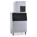 Hoshizaki F-801MAJ air-cooled flaker icemaker with stainless steel exterior, ideal for producing flaked ice.