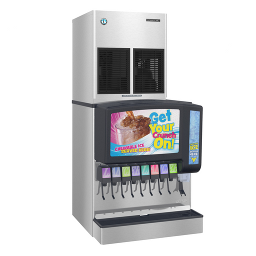 Hoshizaki FD-650MWJ-C cubelet icemaker, water-cooled, stainless steel exterior.