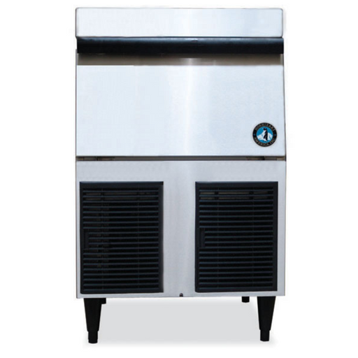 Hoshizaki F-330BAJ-C Cubelet Icemaker with air-cooled built-in storage bin, stainless steel exterior.