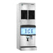 Hoshizaki Dispensers DM-4420N, 22″ countertop ice and water dispenser with stainless steel exterior.