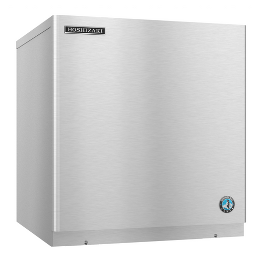 Hoshizaki KMD-410MAJ crescent cuber icemaker, stainless steel, air-cooled.