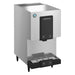 Hoshizaki DCM-271BAH cubelet ice and water dispenser with stainless steel design and push button operation.