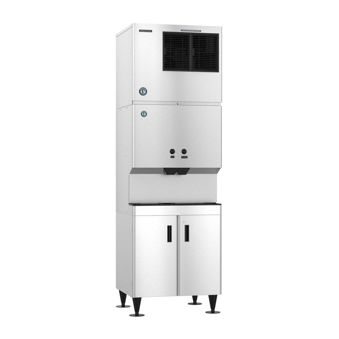 Stainless steel Hoshizaki DM-200B ice and water dispenser, 30" wide, 200 lbs capacity.