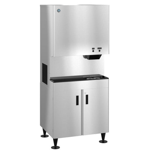 Hoshizaki DCM-752BAH Cubelet Icemaker, air-cooled, built-in storage bin, stainless steel exterior.