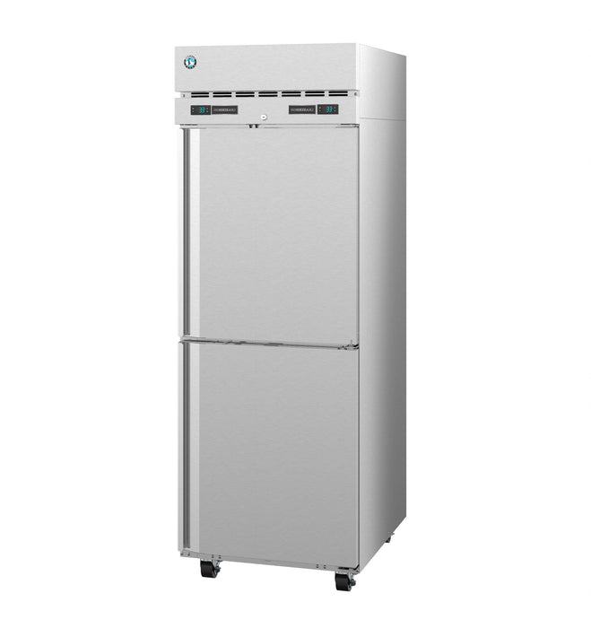 Hoshizaki Refrigerator and Freezer DT1A-HS, Dual Temp Upright with Half Stainless Doors