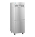 Hoshizaki Refrigerator and Freezer DT1A-HS, single section dual temp upright, stainless steel doors.