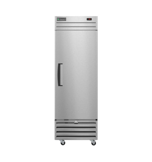 Single section upright freezer with full stainless door, Hoshizaki EF1A-FS.