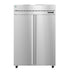 Hoshizaki F2A-FSN Two Section Upright Freezer with Stainless Doors and Lock