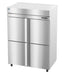 Hoshizaki HC2A-HS-HS heated cabinet with half stainless doors, pass-thru upright design.