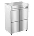 Hoshizaki HC2A-HS-HS heated cabinet, two-section, stainless steel doors, upright design.