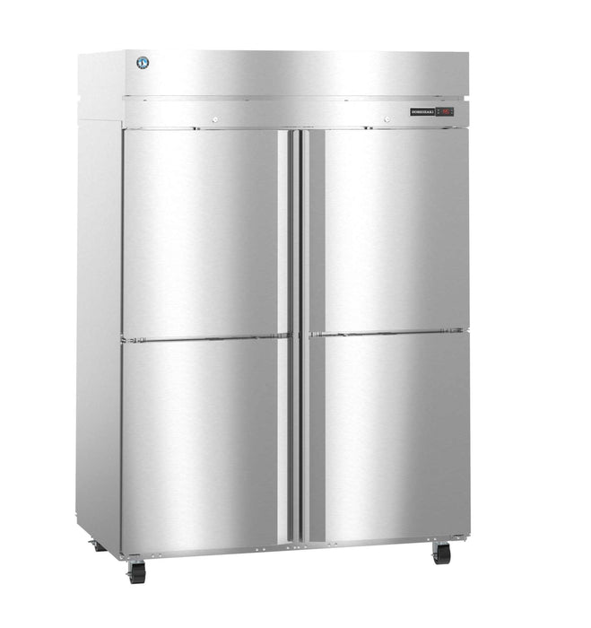 Hoshizaki HC2A-HS-HS heated cabinet, two section pass-thru with half stainless doors.