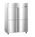 Hoshizaki HC2A-HS-HS heated cabinet, two section pass-thru with half stainless doors.