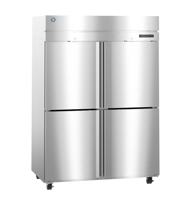 Hoshizaki HC2A-HS heated cabinet with half stainless doors and lock.