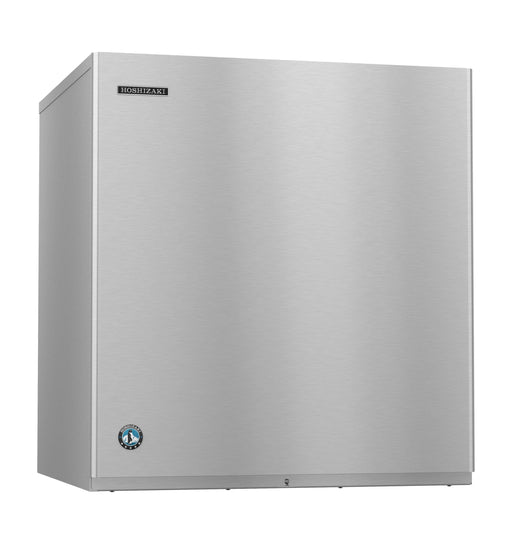 Hoshizaki KM-1100MRJZ Crescent Cuber Icemaker, stainless steel exterior.