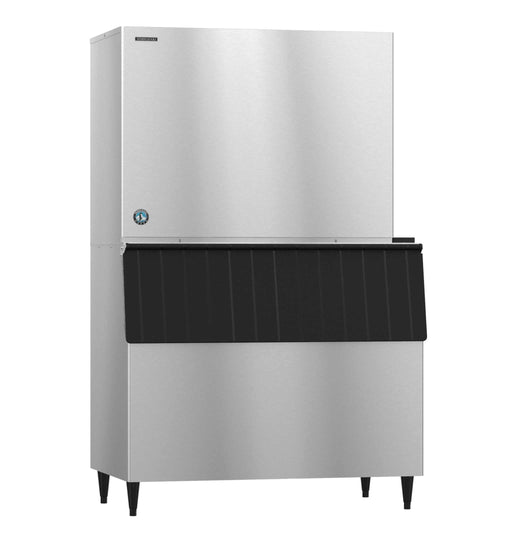 Hoshizaki KM-1900SRJZ Crescent Cuber Icemaker, stainless steel, remote-cooled.