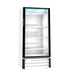 Hoshizaki RM-10-HC-WHT Refrigerator, Single Section Glass Door Merchandiser with shelves.