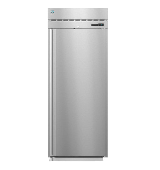 Hoshizaki RT1A-FS-FS single section roll-thru refrigerator with full stainless door and lock.