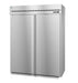 Hoshizaki RT2A-FS-FS two-section roll-thru refrigerator with full stainless doors.