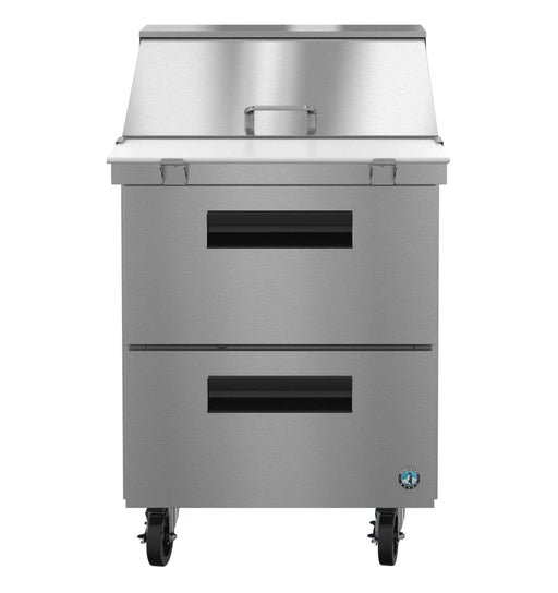 Hoshizaki SR27B-12MD2 Refrigerator with stainless drawers and mega top prep table