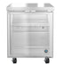 Hoshizaki UF27B-GLP01 undercounter freezer with single section and full glass door.