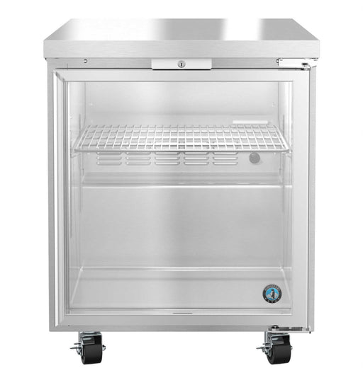 Hoshizaki UR27B-GLP01 Undercounter Refrigerator with Full Glass Door.