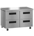 Hoshizaki UR48B-D4 stainless steel undercounter refrigerator with drawers.