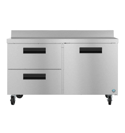 Hoshizaki WR60B-D2 Refrigerator, two-section worktop, drawer/door combo.